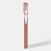 ボホテラコッタマンダラ名前をカスタムする Case-Mate iPhoneケース (裏面 / 左)