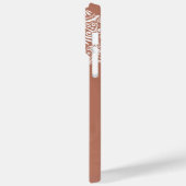 ボホテラコッタマンダラ名前をカスタムする Case-Mate iPhoneケース (裏面 / 左)