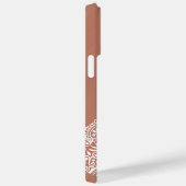 ボホテラコッタマンダラ名前をカスタムする Case-Mate iPhoneケース (裏面 / 右)