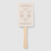 ボホテラコッタミニマリスト植物学プログラム ハンドファン (裏面)