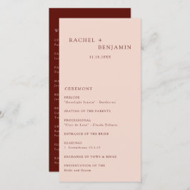 ボホテラコッタミニマル結婚の儀式モダン