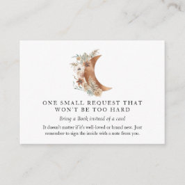ボホテラコッタムーンブックリクエストカード エンクロージャーカード