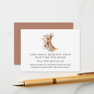 ボホテラコッタムーンブックリクエストカード エンクロージャーカード