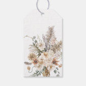 ボホテラコッタムーンベビーシャワーメッセージカード ギフトタグ (裏面)