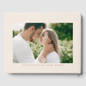 ボホテラコッタモダン書道の結婚書道 ゲストブック (裏面)