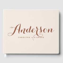 ボホテラコッタモダン書道の結婚書道 ゲストブック