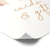 ボホテラコッタレインボーカードとギフト ポスター (角)