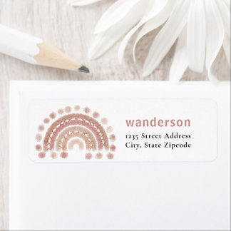 ボホテラコッタレインボーコージー ラベル