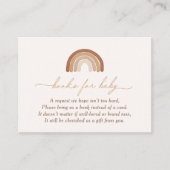 ボホテラコッタレインボーブックベビー エンクロージャーカード (正面)