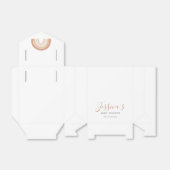 ボホテラコッタレインボーベビーシャワー フェイバーボックス (折り畳みなし)