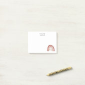 ボホテラコッタレインボー  ポストイット (デスク上)