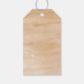 ボホテラコッタワイルドフラワーベビーシャワー ギフトタグ (裏面)