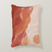 ボホテラコッタ山脈、抽象芸術ポスター。 アクセントクッション (正面(垂直))