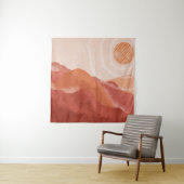 ボホテラコッタ山脈、抽象芸術ポスター。 タペストリー (インサイチュ)