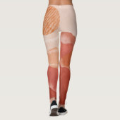 ボホテラコッタ山脈、抽象芸術ポスター。 レギンス (裏面)