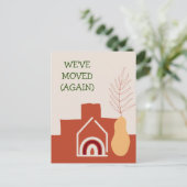 ボホテラコッタ引っ越しましたリニューアドレス ポストカード (スタンド正面)