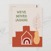 ボホテラコッタ引っ越しましたリニューアドレス ポストカード (正面/裏面)