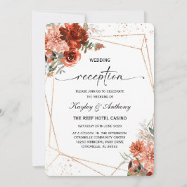 ボホテラコッタ披露宴招待状 招待状