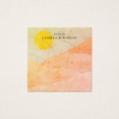 ボホテラコッタ抽象芸術砂漠ジュエリー (正面)