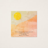 ボホテラコッタ抽象芸術砂漠ジュエリー (裏面)