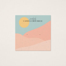 ボホテラコッタ抽象芸術砂漠ジュエリー