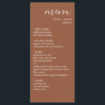 ボホテラコッタ結婚のメニュー メニュー<br><div class="desc">このテモダンラコッタのメ結婚ニューは、ボホ砂漠の色のスキームとクリーンな自然、タイポグラフィとミニマルなデザインを備えてモダンいる。テラコッタは2021年の新しい色のトレンドであり、素敵な、飽和した暖かい、ニュートラルなトーンである。コーディネート結婚のスイートが利用可能。</div>