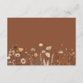 ボホテラコッタ結婚ズ詳細 エンクロージャーカード (裏面)