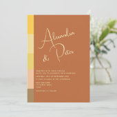 ボホテラコッタ結婚ズ 招待状 (スタンド正面)