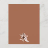 ボホテラコッタ結婚フローラ詳細 エンクロージャーカード (裏面)