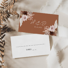 ボホテラコッタ結婚フローラ プレイスカード