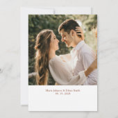 ボホテラコッタ結婚式招待状 招待状 (裏面)