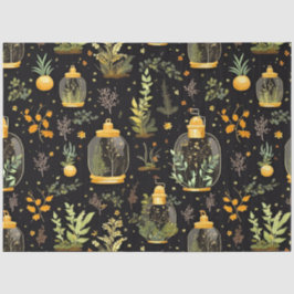 ボホテラリウムズウィズプラントデコページティッシュペーパー 薄葉紙