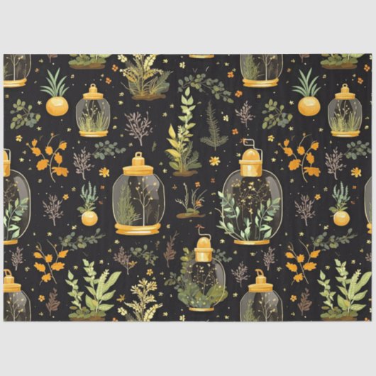 ボホテラリウムズウィズプラントデコページティッシュペーパー 薄葉紙 (正面)