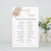 ボホテーマブライダルシャワー彼女はむしろゲーム (スタンド正面)