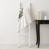 ボホディア〔雄ジカの〕枝角 |赤素朴のクリスマスフローラ シェルパブランケット (インサイチュ)