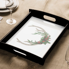 ボホディア〔雄ジカの〕枝角 |赤素朴のクリスマスフローラ 薄葉紙