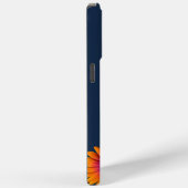 ボホデイジーお洒落ボタニカルネイビーブルー Case-Mate iPhoneケース (裏面 / 右)