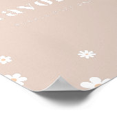 ボホデイジーは誕生日パーティーのサインを引き立てる ポスター (角)