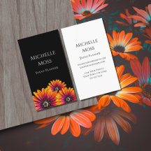 ボホデイジーカラフルボタニカルブラック