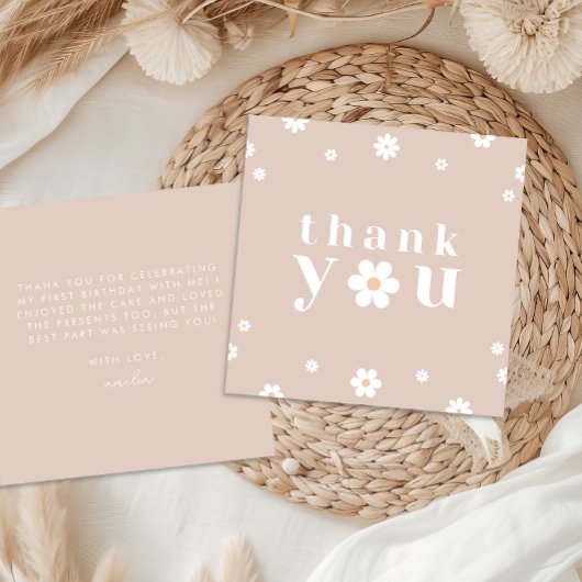 ボホデイジーサンキューカード サンキューカード