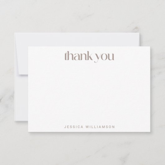 ボホデイジーチェーンフローラトーカスタムペ赤ちゃんシャワー サンキューカード (正面)