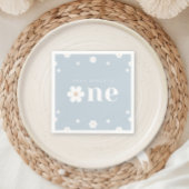 ボホデイジーファースト誕生日ナプキン スタンダードカクテルナプキン