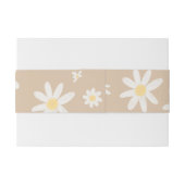 ボホデイジーフラワー招待状用帯 招待状ベリーバンド (裏面例)