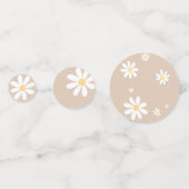 ボホデイジーフローラベビーシャワー コンフェッティ (裏面)