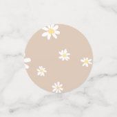 ボホデイジーフローラベビーシャワー コンフェッティ (スモール正面)