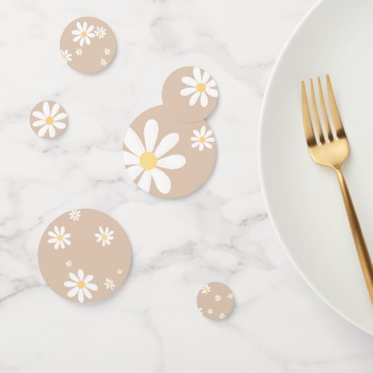 ボホデイジーフローラベビーシャワー コンフェッティ (グループ)