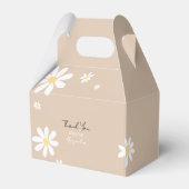 ボホデイジーフローラベビーシャワー フェイバーボックス (裏面サイド)