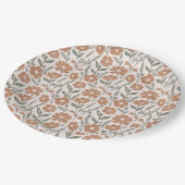 ボホデイジーフローラ花 ペーパープレート (アングル)