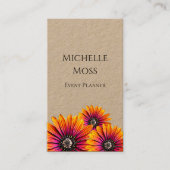 ボホデイジーモダン植物学イベントプランナー 名刺 (正面)