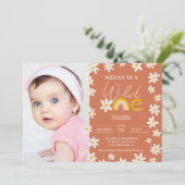 ボホデイジーレインボーフォトワイルドワン1歳 招待状 (スタンド正面)